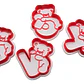 Cortador Y Estampador De Galletas - Oso Love (pack 4 Un) - Miniatura 1