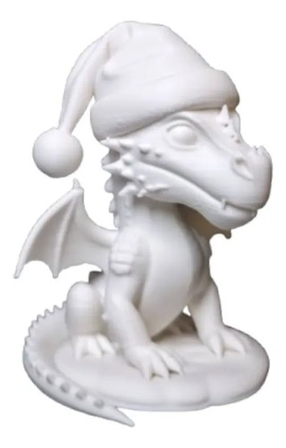 Escultura Dragón Navideño