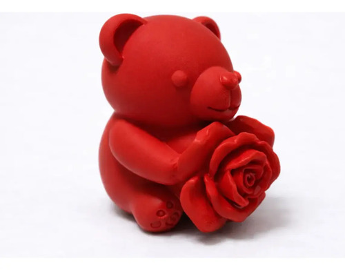 Figura Decorativa San Valentín - Oso De Rosas