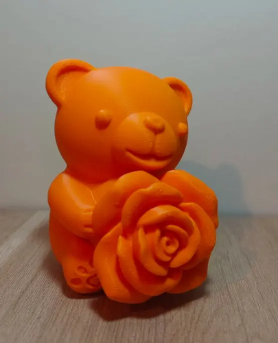 Figura Decorativa San Valentín - Oso De Rosas - Foto 3