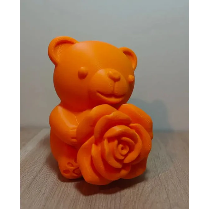 Figura Decorativa San Valentín - Oso De Rosas 3