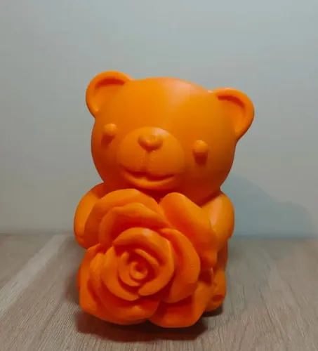 Figura Decorativa San Valentín - Oso De Rosas - Foto 4