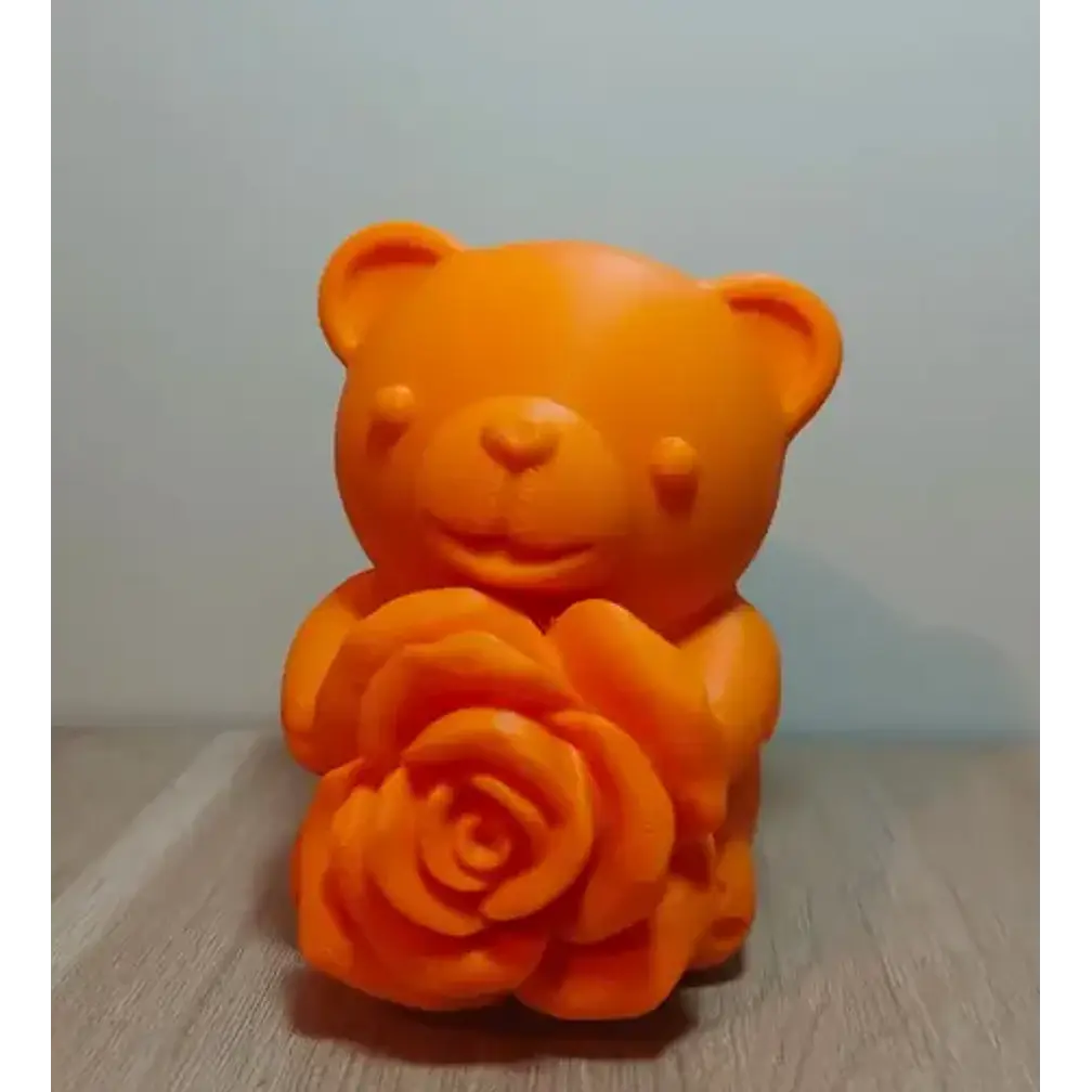 Figura Decorativa San Valentín - Oso De Rosas 4