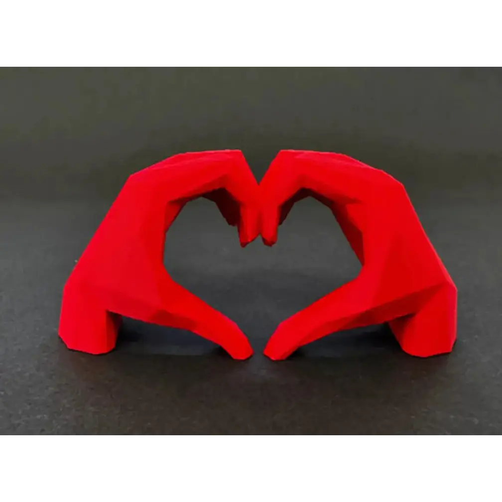 Figura Decorativa - Símbolo De Manos De Corazón 2