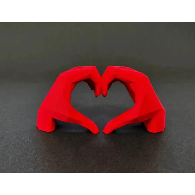 Figura Decorativa - Símbolo De Manos De Corazón 4