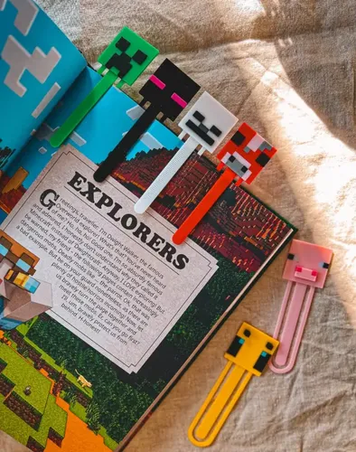 Marcapáginas Colección De Minecraft (pack 6 Un) - Foto 3