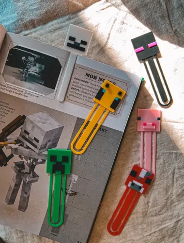 Marcapáginas Colección De Minecraft (pack 6 Un) - Foto 4