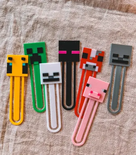 Marcapáginas Colección De Minecraft (pack 6 Un) - Foto 6