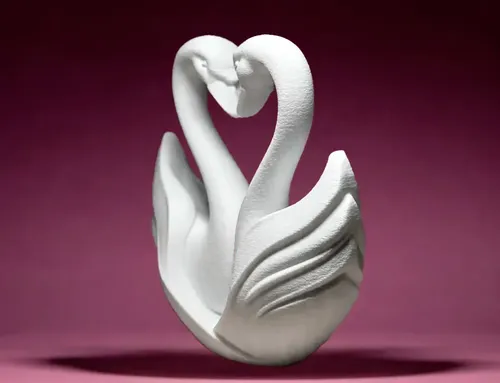 Figura Decorativa - Corazón De Cisnes - Foto 4