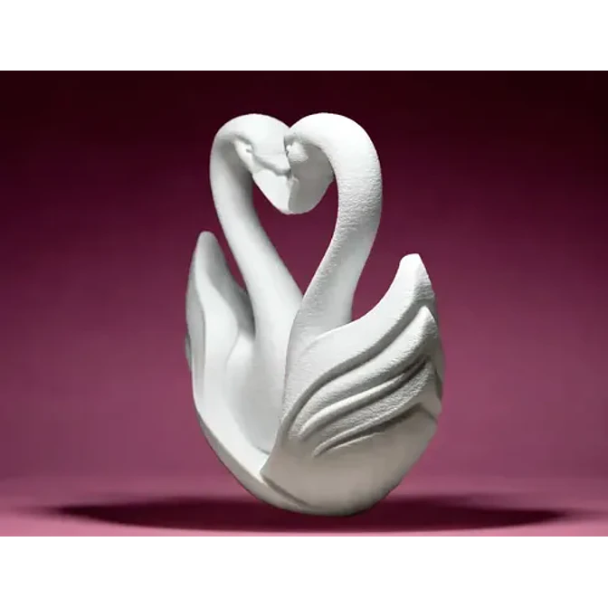 Figura Decorativa - Corazón De Cisnes 4