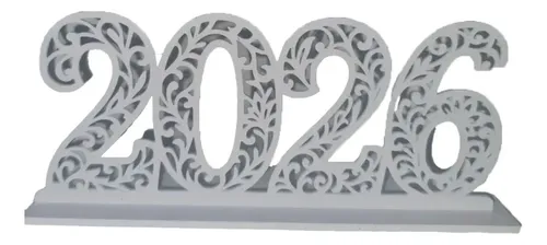 Figura Decorativa - Letrero Año Nuevo 2026
