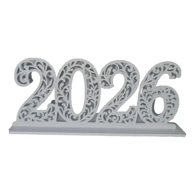 Figura Decorativa - Letrero Año Nuevo 2026 1