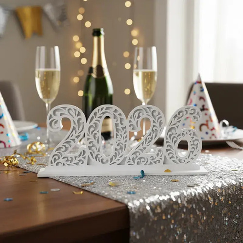 Figura Decorativa - Letrero Año Nuevo 2026 - Foto 3