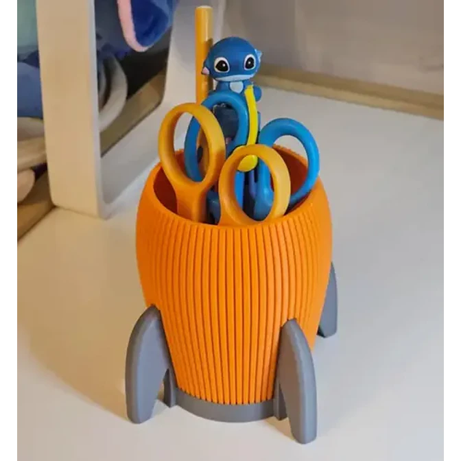 Portalápices Diseño Cohete 1