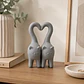 Figura Decorativa - Gatitos Con Cola Corazón - Miniatura 4