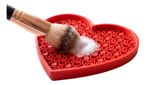 Limpiador De Brochas De Maquillaje - Diseño Corazón