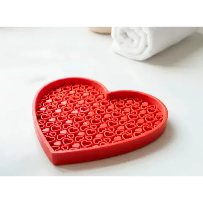 Limpiador De Brochas De Maquillaje - Diseño Corazón 4