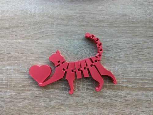 Figura Decorativa Flexicat Con Corazón - San Valentín - Foto 2