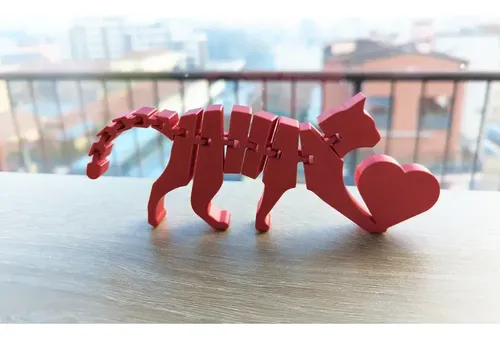 Figura Decorativa Flexicat Con Corazón - San Valentín - Foto 3