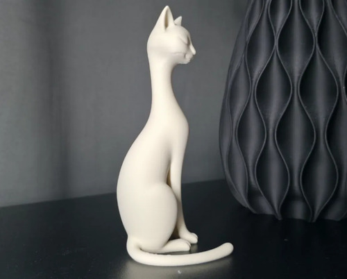 Escultura Gato Sereno - Foto 2
