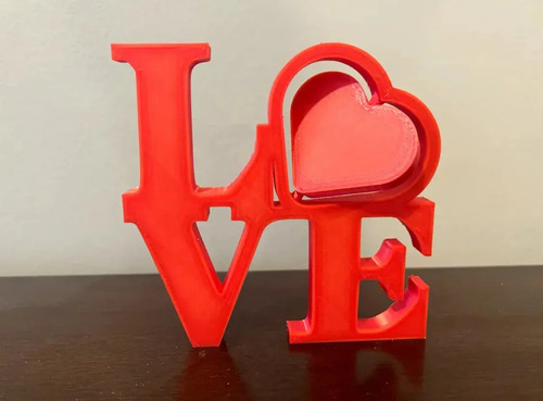 Figura Decorativa - Letrero De Amor Con Corazón - Foto 2