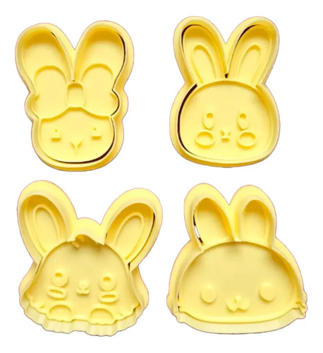 Cortadores De Galletas - Conejitos De Pascua (pack 4 Un)