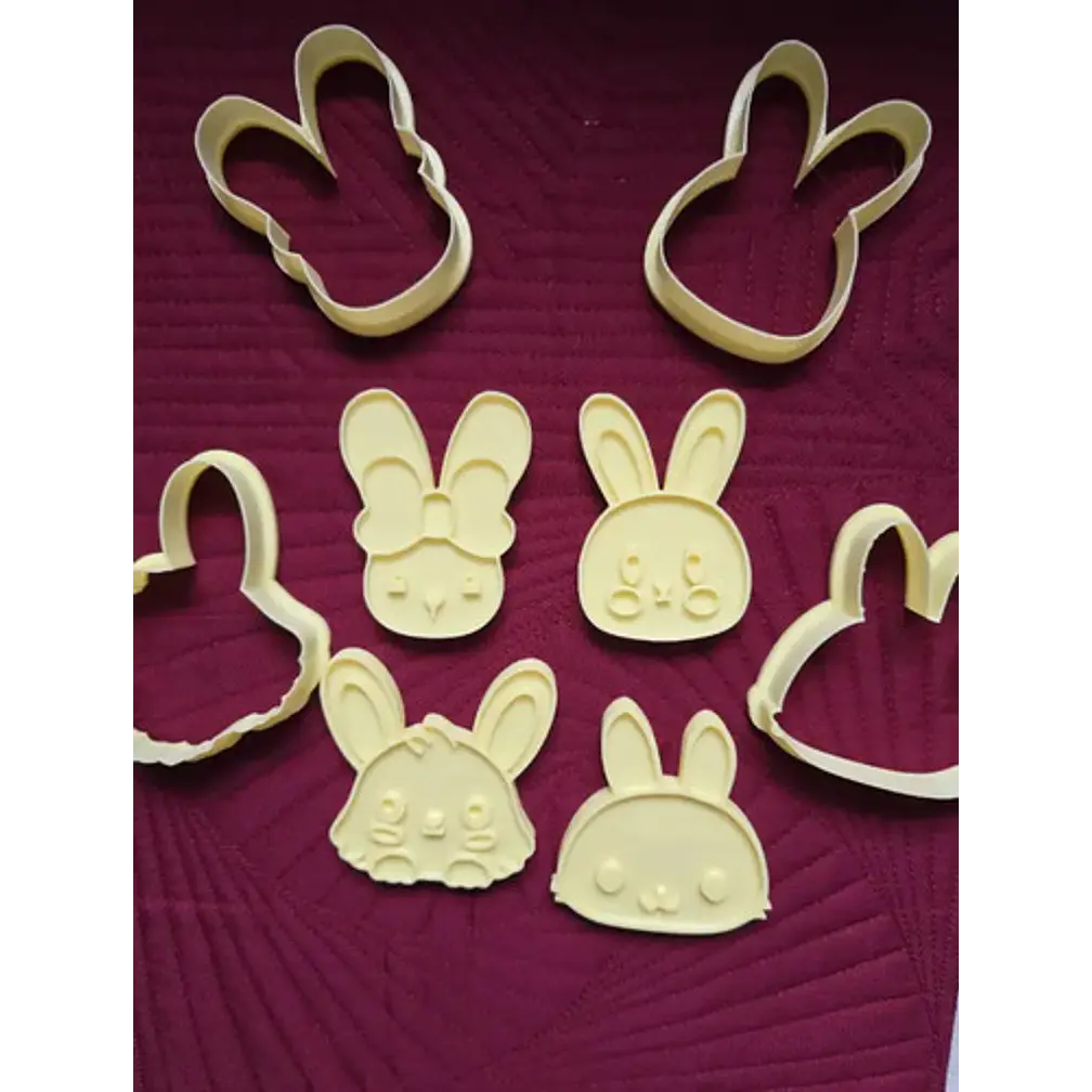 Cortadores De Galletas - Conejitos De Pascua (pack 4 Un) 3