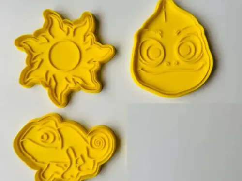 Cortadores De Galletas - Rapunzel (pack 3 Un)