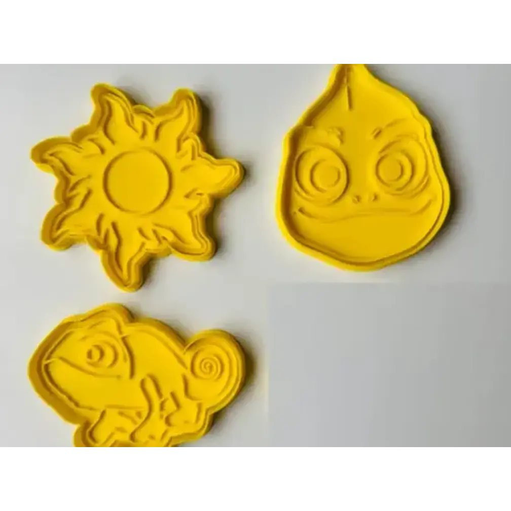 Cortadores De Galletas - Rapunzel (pack 3 Un) 1