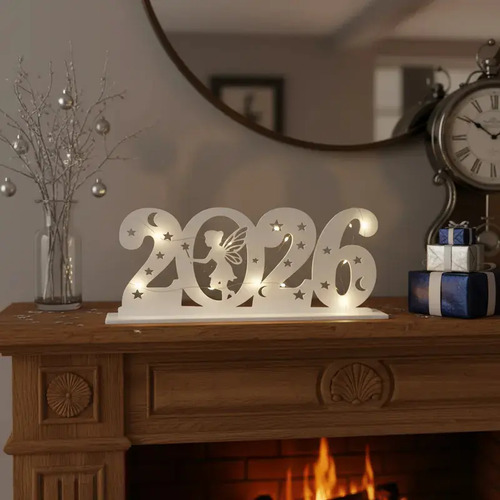 Figura Decorativa - Diseño 2 Año Nuevo 2026 - Foto 4