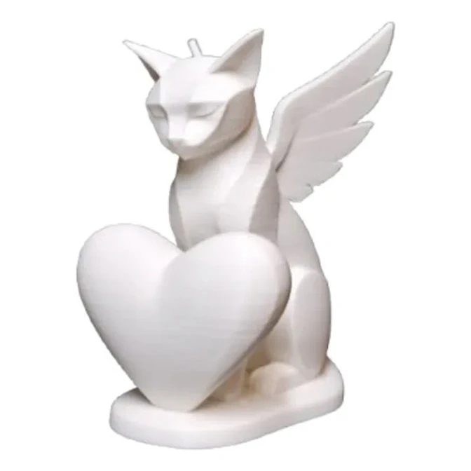 Figura Decoración- Escultura Gato Alado Moderno 4