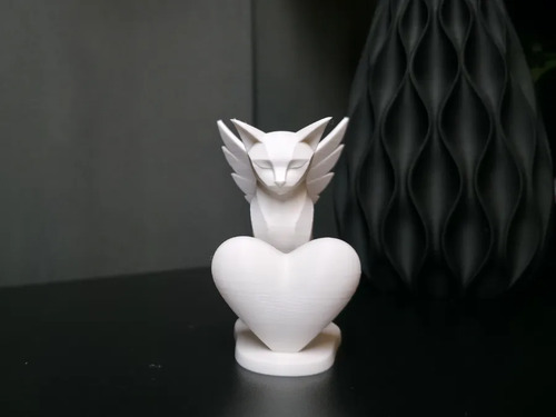 Figura Decoración- Escultura Gato Alado Moderno - Foto 5