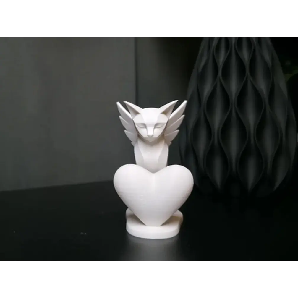 Figura Decoración- Escultura Gato Alado Moderno 5