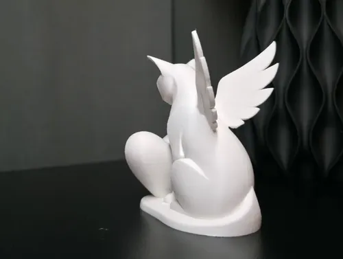 Figura Decoración- Escultura Gato Alado Moderno - Foto 7