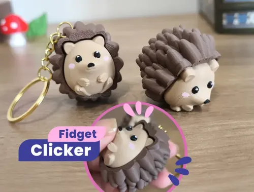 Clicker Antiestrés De Erizo - Foto 4