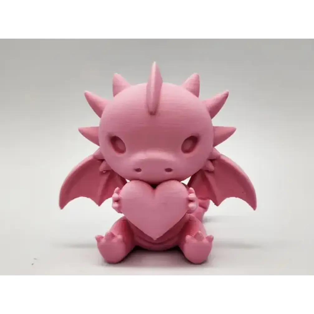 Figura Decorativa - Dragón Con Corazón 1