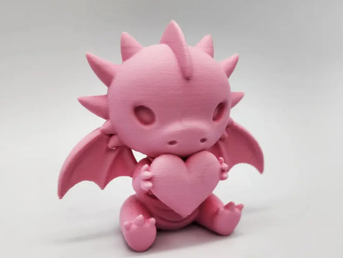 Figura Decorativa - Dragón Con Corazón - Foto 3