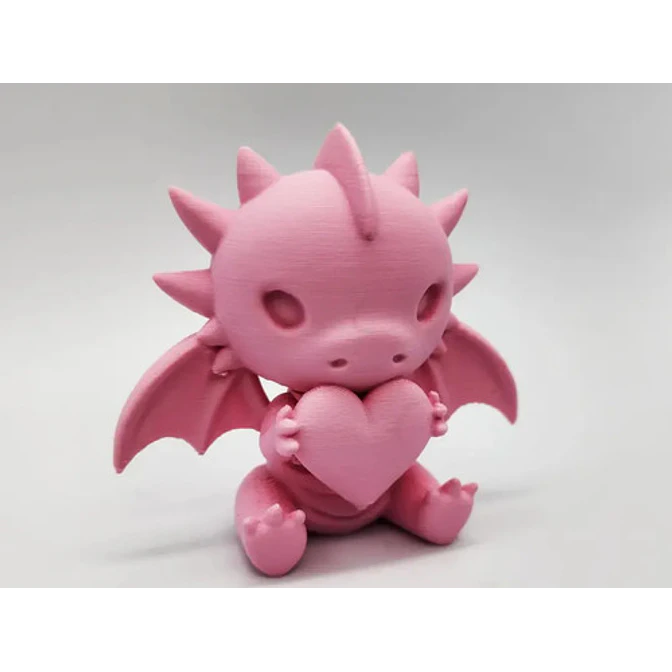 Figura Decorativa - Dragón Con Corazón 3