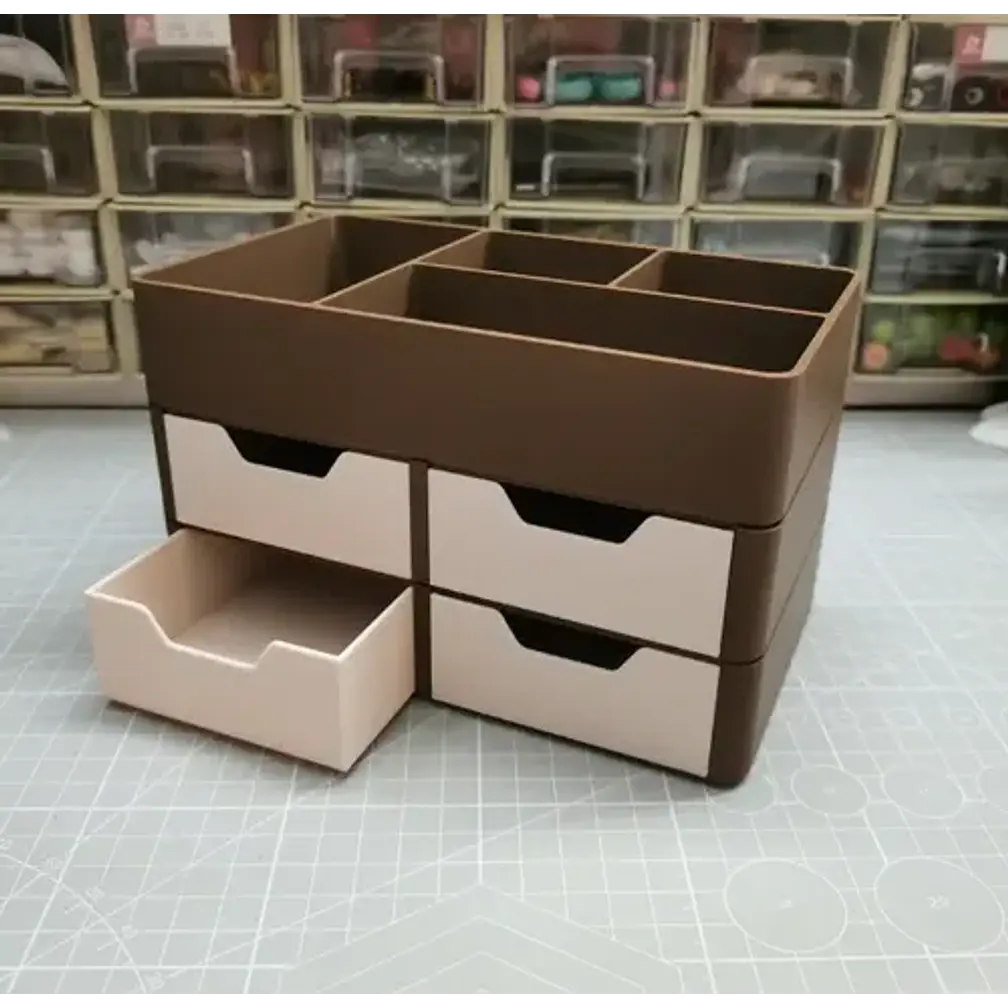 Organizador De Escritorio Apilable Con Cajones 1