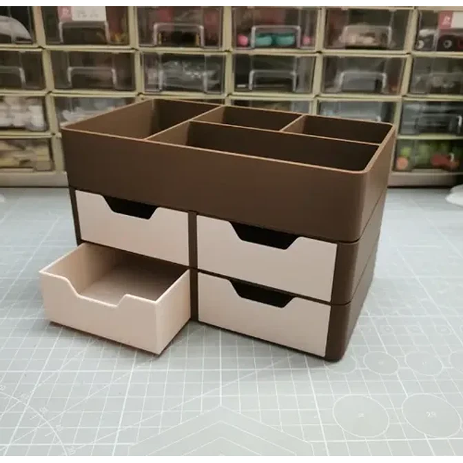 Organizador De Escritorio Apilable Con Cajones 1