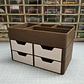 Organizador De Escritorio Apilable Con Cajones - Miniatura 2