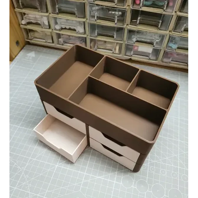 Organizador De Escritorio Apilable Con Cajones 3