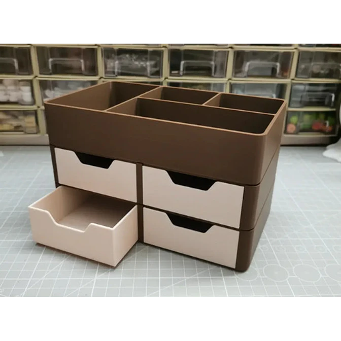 Organizador De Escritorio Apilable Con Cajones 4
