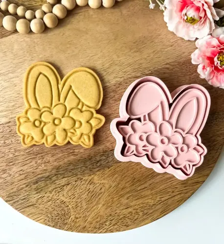 Cortador Y Sello De Galletas - Orejas De Conejito De Pascua - Foto 2