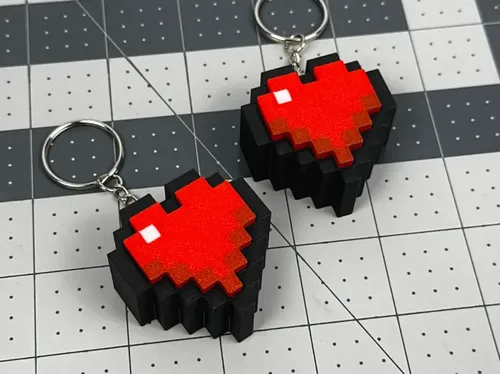 Figura Clicker Corazón Pixel - Foto 2