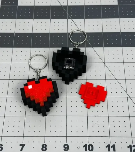 Figura Clicker Corazón Pixel - Foto 3
