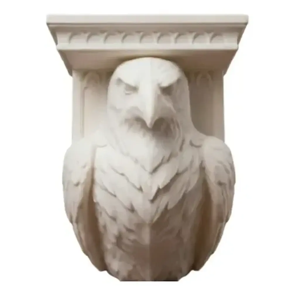 Figura Decorativa De Cuervo De Pared 2