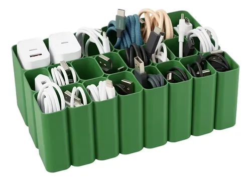 Organizador De Escritorio Para Cables Usb