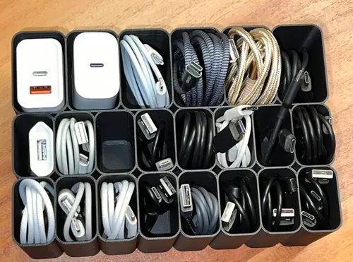 Organizador De Escritorio Para Cables Usb - Foto 2