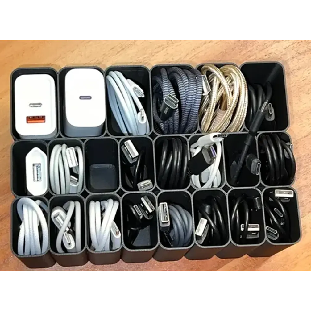 Organizador De Escritorio Para Cables Usb 2